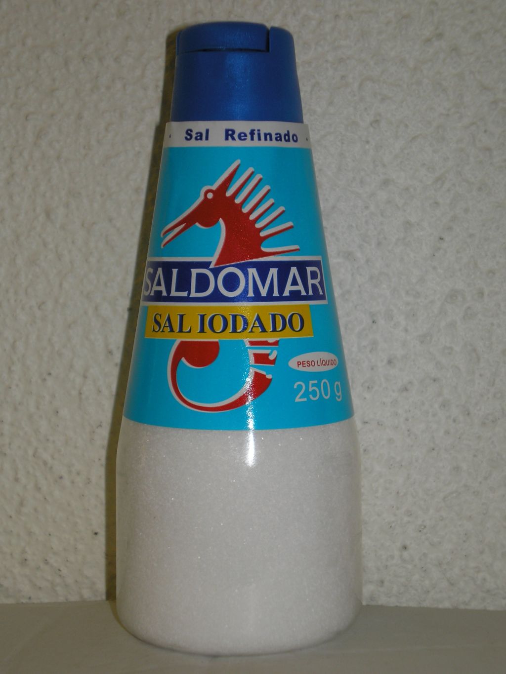 SAL REFINADO IODADO 250GR SALDOMAR